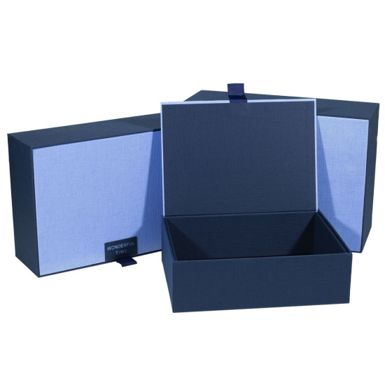 Коробки подарочные в наборе - 3шт (30 x 21,5 x 11,5cm/27 x 19,5 x 9,5cm/24 x 17,5 x 7,5cm) Синий Unison (Y91342T-2)