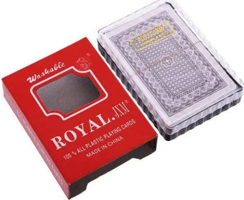 Карты игральные пластиковые Royal 54шт  в индувидуальной упаковке Unison (251-54)