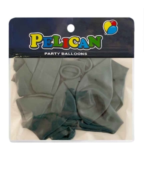 Шарики Pelican 10' (26 см)  винтажный  зелено  синий, 10 шт/уп Зеленый Pelican (811081)