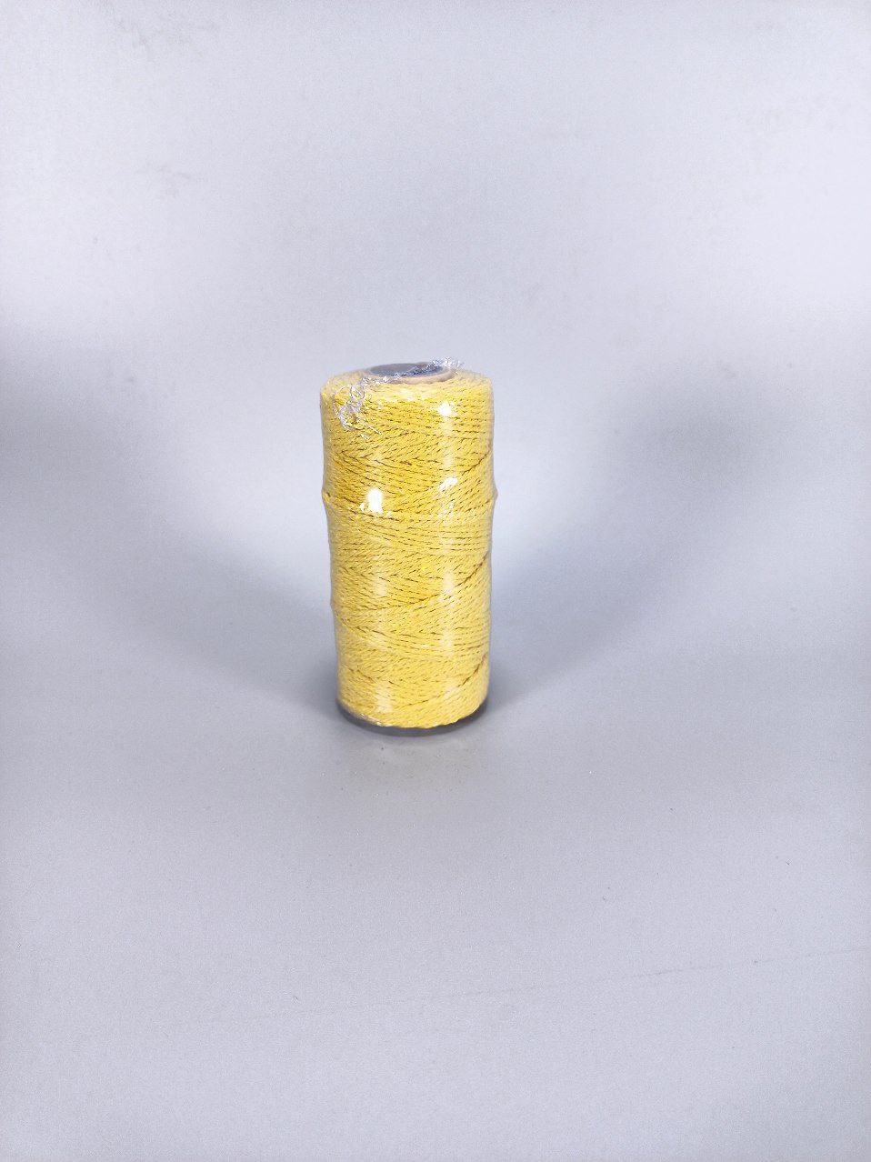 Бечевка декоративная 2мм х 100м 80г Желтый Unison (D02901 -yellow)