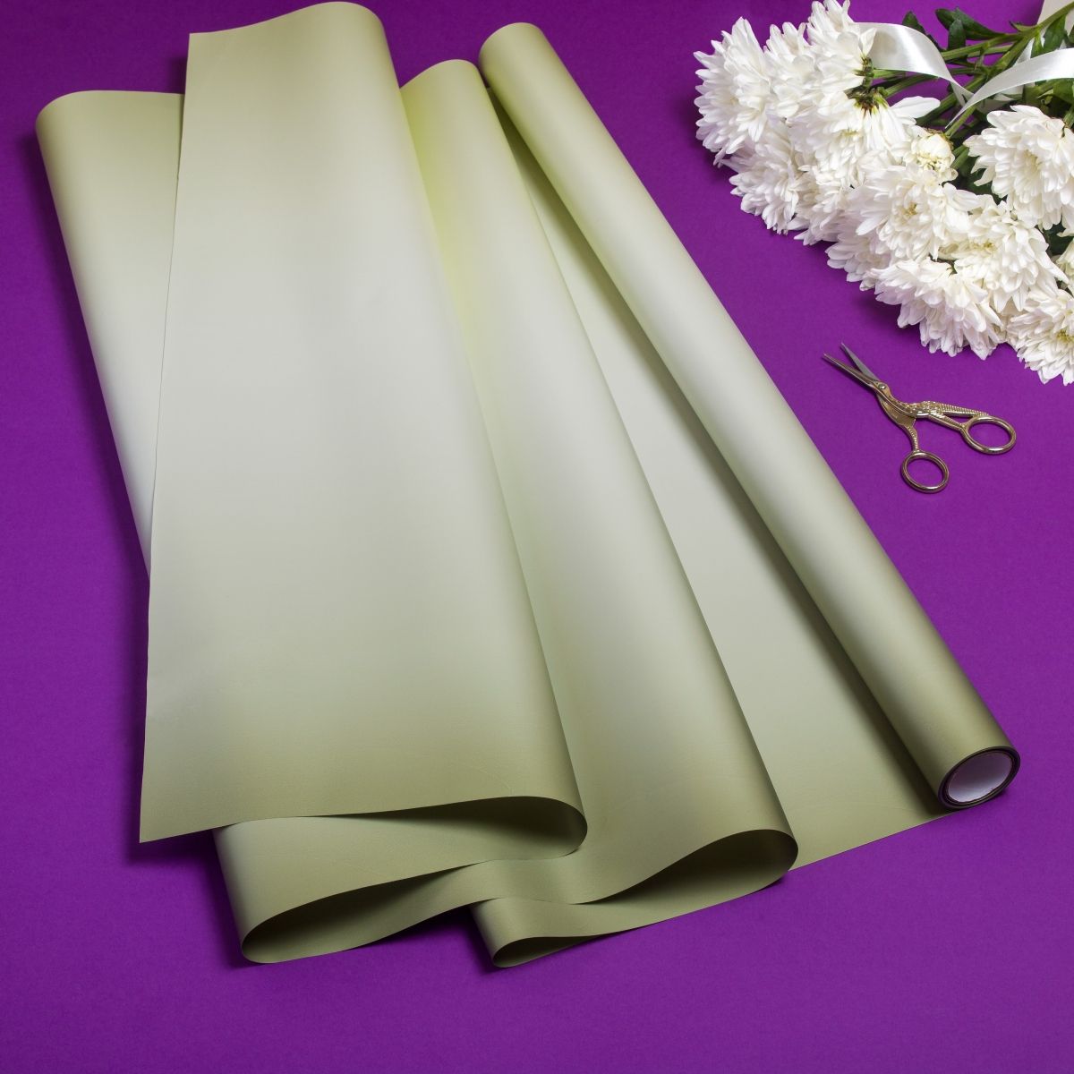 Пленка перламутровая Pastel Diamont silk Gradient, 60см х 7м (PPG-18)