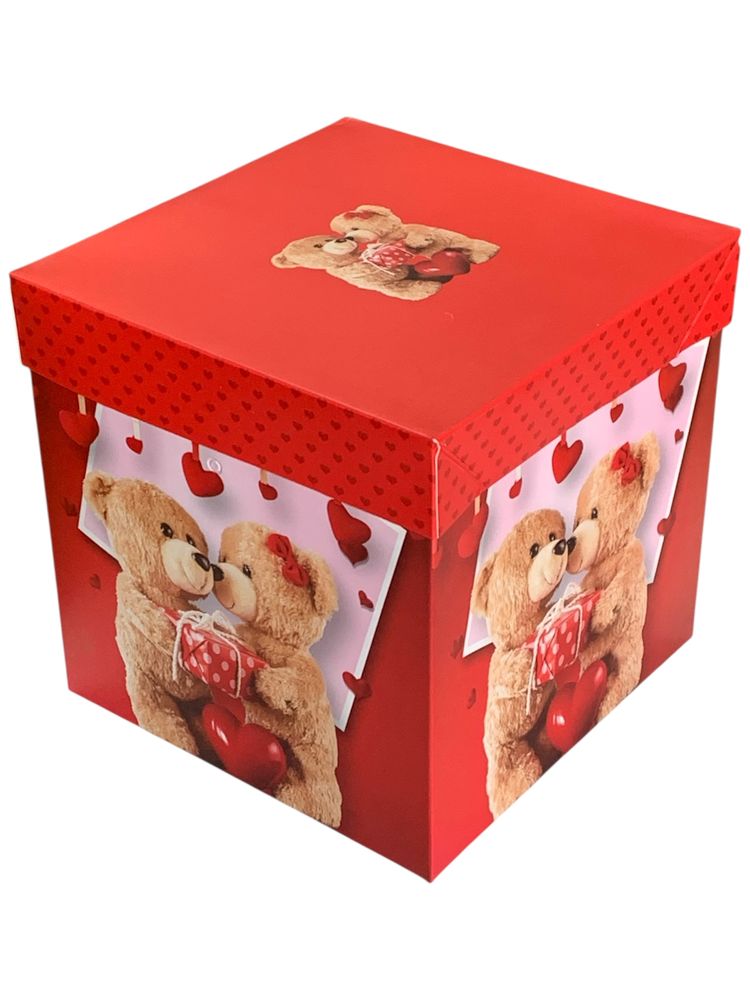 Коробка-бокс разборная 15 x 15 x 15см (12шт/уп) (303-2S)
