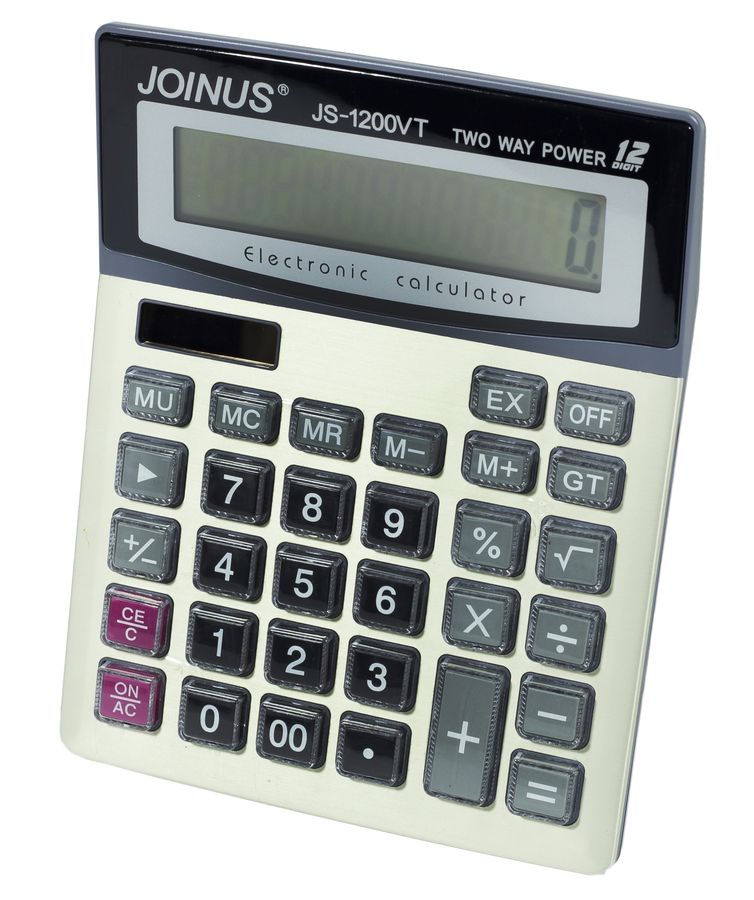 Калькулятор   JS-1200VT   12р. 2п. Big Display (JS-1200VT)