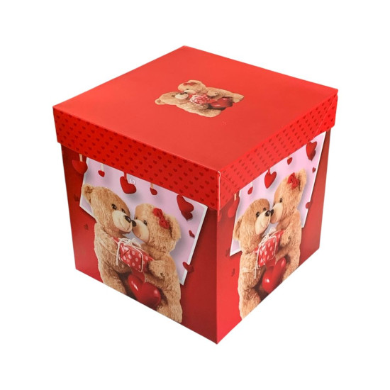 Коробка-бокс розбірна 15 x 15 x 15см (12шт/уп) (303-2S)