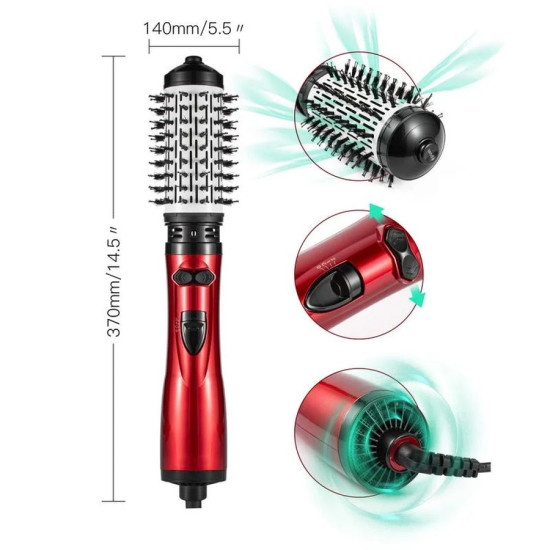 Фен-щітка Gemei GM-4829, AC 220~240V 50/60Hz 800W (GM-4829)
