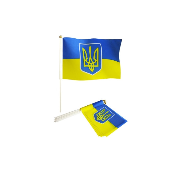 Прапорець 14 х 21см Жовто-блакитний Unison (780011)