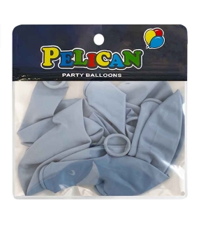 Кульки Pelican 10 '(26 см)  макарун сірий світлий , 10 шт/уп Сірий Pelican (811213)