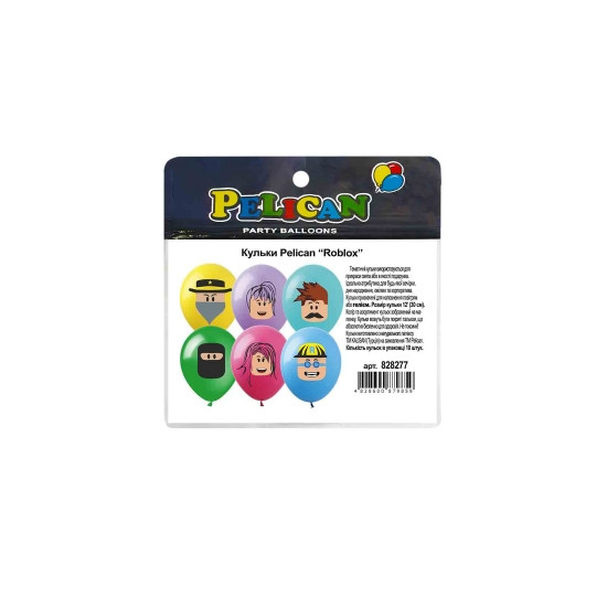 Кульки Pelican 12"(30сm) "Roblox" 10шт Різнокольоровий Pelican (828277)