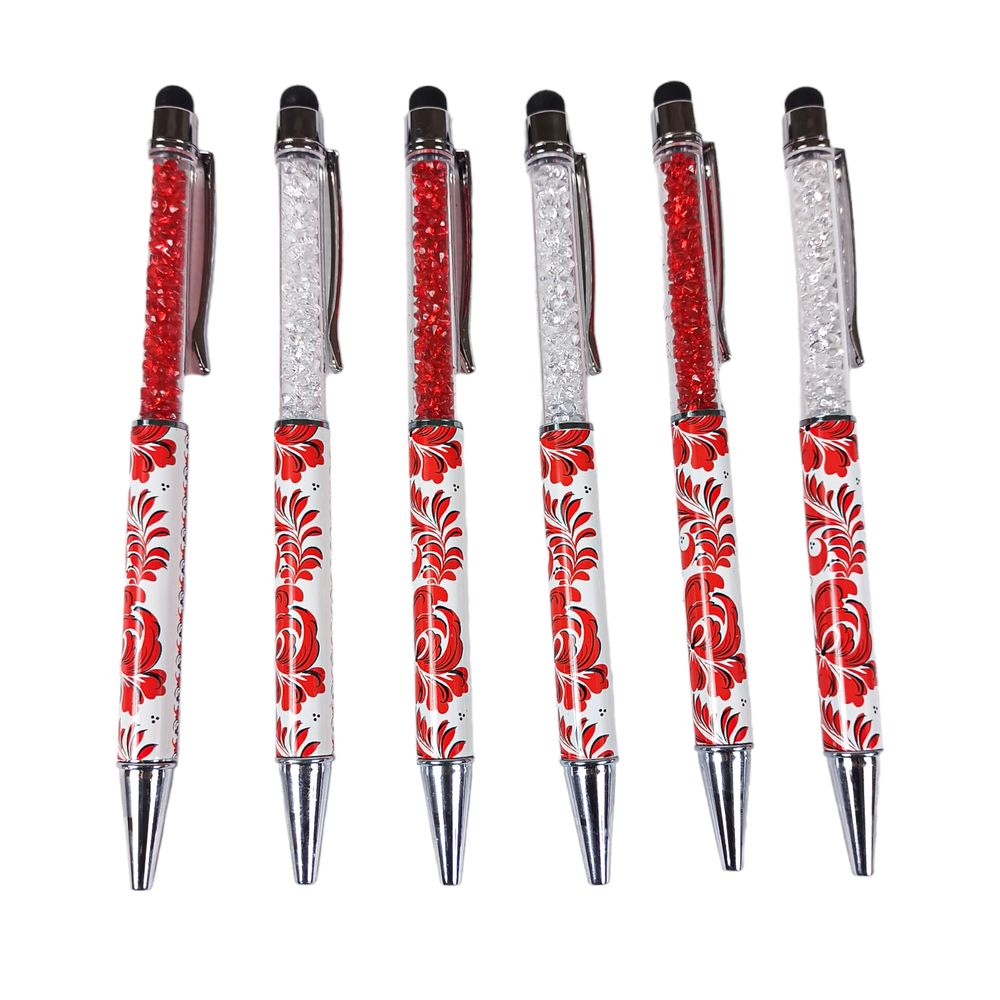 Ручка кулькова "Touch pen (стилус)-Сваровськи-Вишиванка" Unison (270-UA)