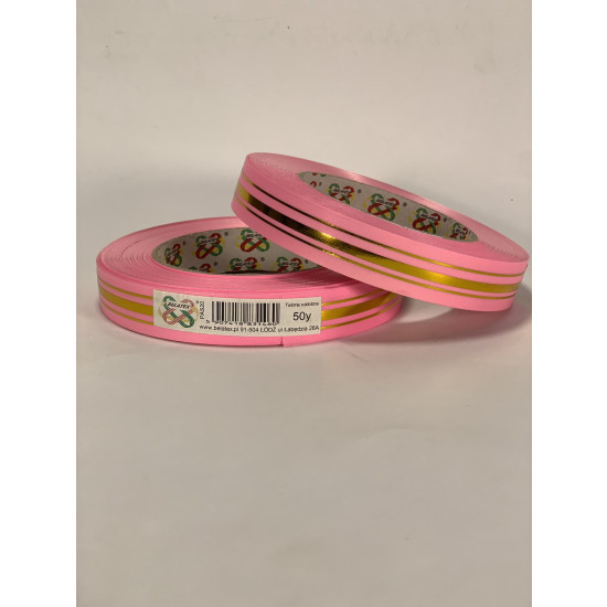 Стрічка пластикова 2см х 45м Рожевий Unison (PAS20 -pink)