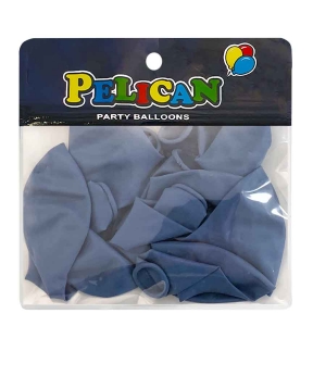 Кульки Pelican 10 '(26 см)  макарун сірий темний , 10 шт/уп Сірий Pelican (811214)