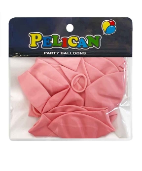 Кульки Pelican 10 '(26 см) пастель  рожевий ніжний, 10 шт/уп Рожевий Pelican (811006)