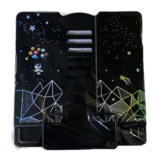 Підставка для книг металева "Space" 21 х 19 х 11см,mix (3082-B)