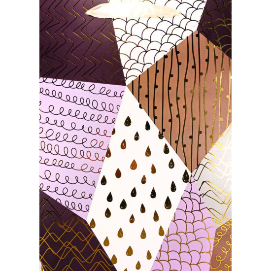 Пакет подарунковий 210гр, 30 x 41,5 x 12см Різнокольоровий Unison (NO-939-4L)