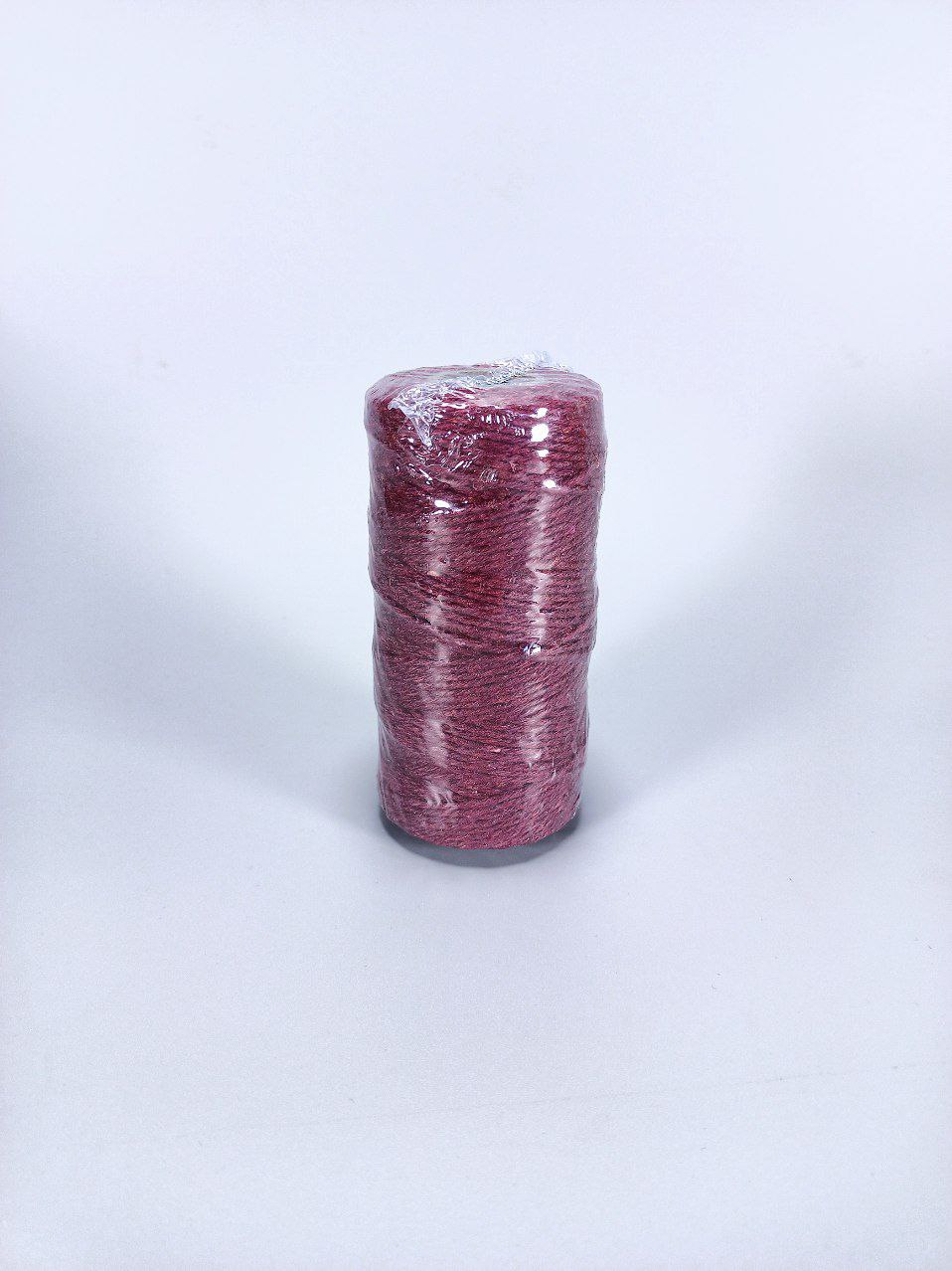 Мотузка декоративна 2мм х 100м 80г бордо Червоний Unison (D02901 -burgundy)