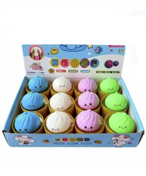 Сквиш пельмень 5,5см антистресс Dumpling цветной 5,5-М Без бренда (712401)