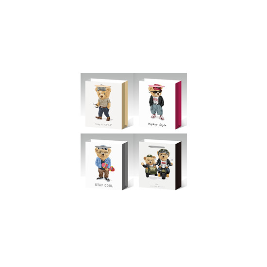 Пакет подарунковий 210гр, 31 x 40 x 12см Білий Unison (DV-2154 L)