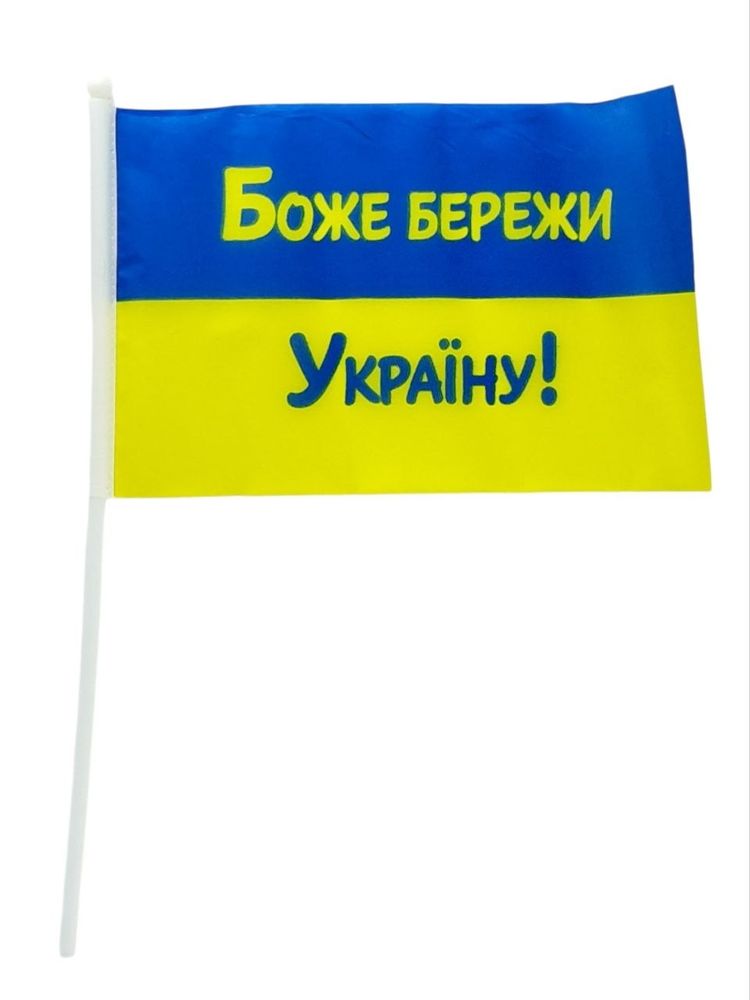 Флажок 14 х 21см Желто-синий Unison (780019)