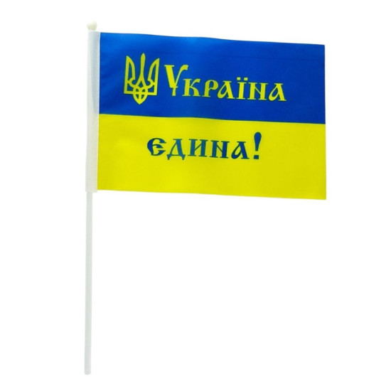 Флажок 14 х 21см Желто-синий Unison (780020)