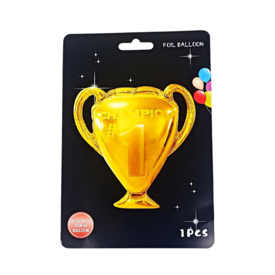 Фольгированный шар Кубок «Champion» золотой 60 х 58см Золотой Без бренда (KUK-5081)