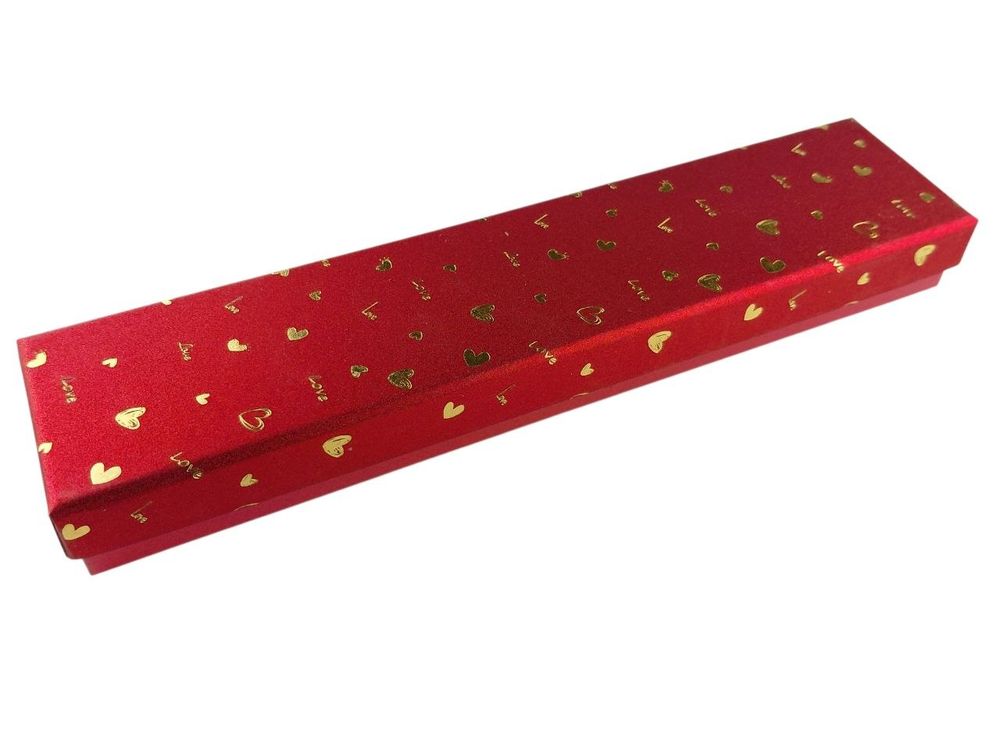 Подарочная коробка ювелирная, 4,5 х 20 х 2,5см, красная Красный Unison (J00322 red)