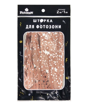 Фотозона  2м х 1м, "Звездное небо"  розовая Розовый Pelican (872154)