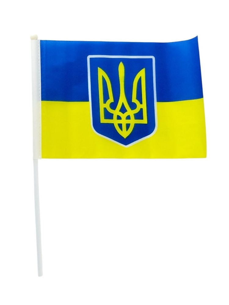 Флажок 14 х 21см Желто-синий Unison (780011)