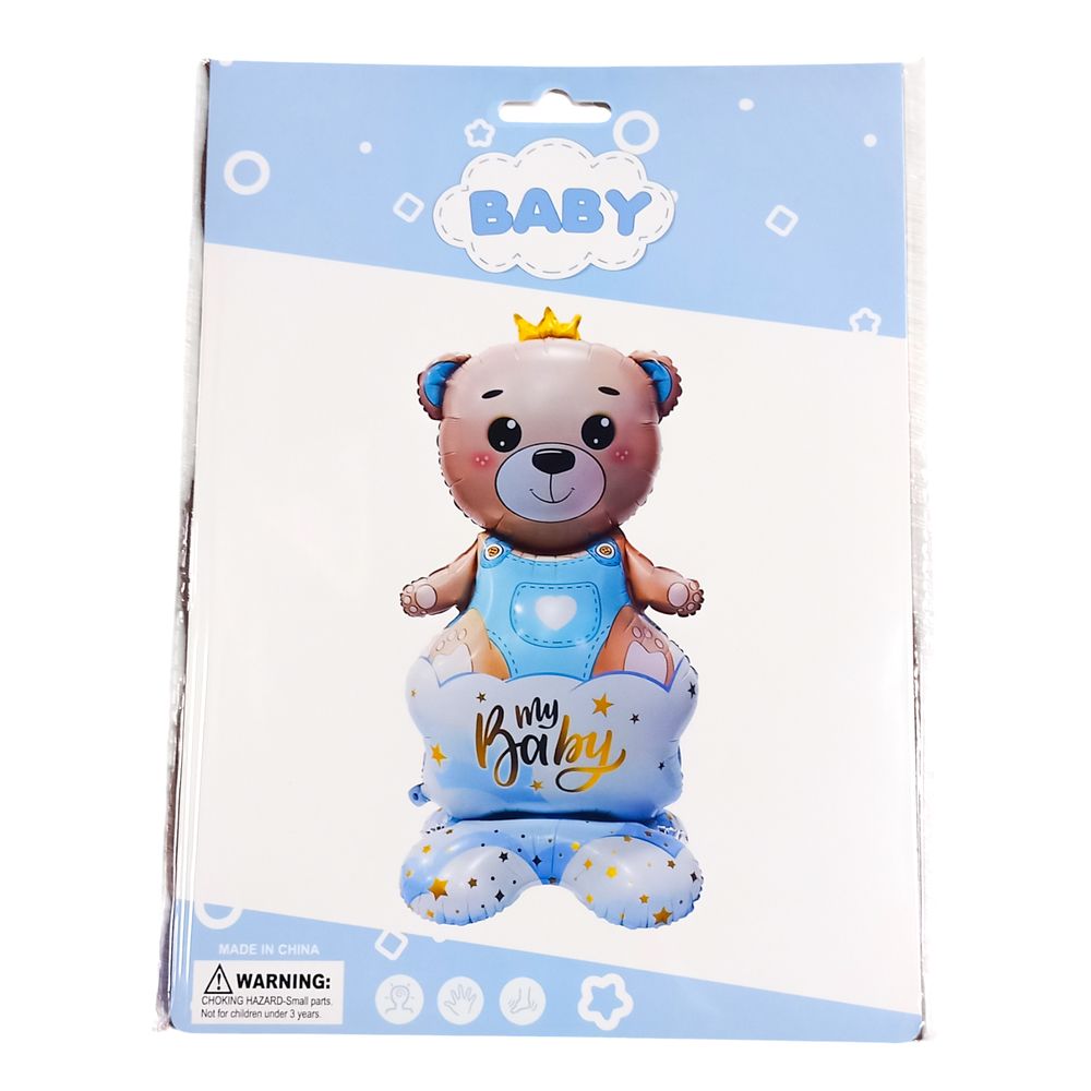 Шарик фольгированный нейлоновый мишка "My baby" 145 х 77см (10461)