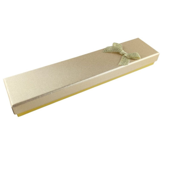 Подарочная коробка ювелирная, 4,5 х 20 х 2,5см, золотая Золотой Unison (J00320 gold)