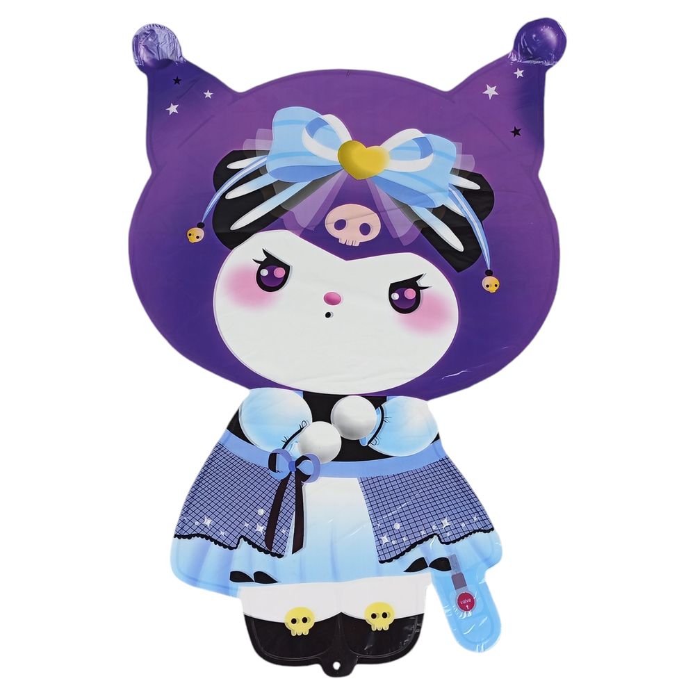 Шарик фольгированный 52 х 73см "Зайка Kuromi" Unison (610 Kuromi)