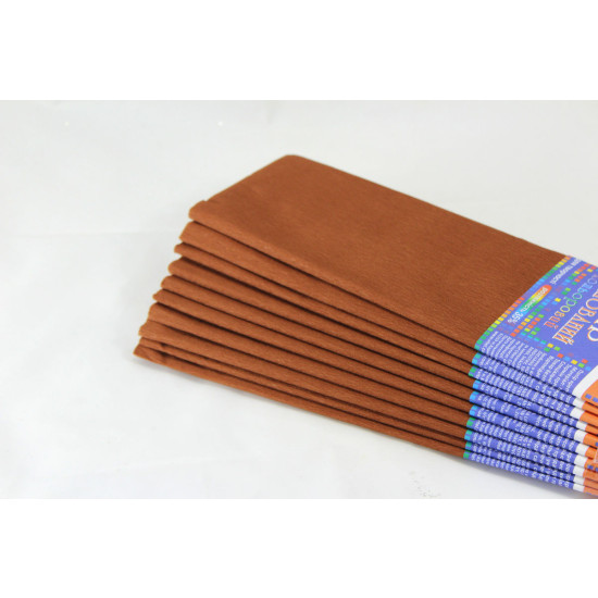 Креп-бумага 35% - 50х200см, 20г/м2 - коричневая, KR35-8043 (KR35-8043)