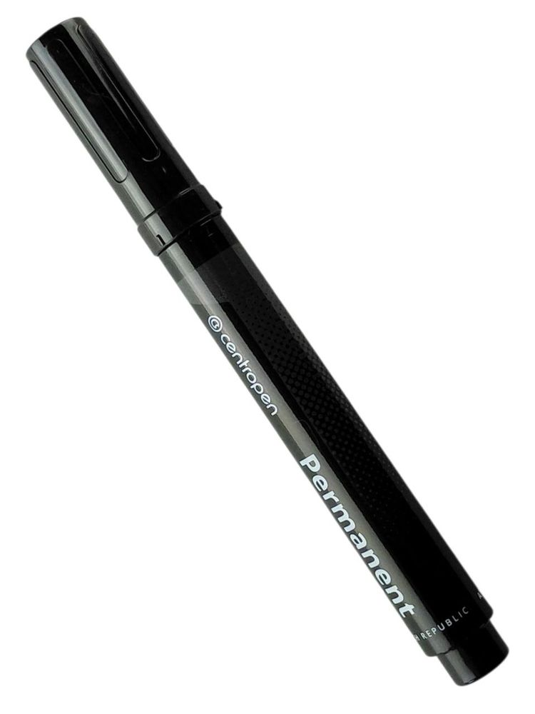 Маркер Permanent 2,5 мм круглий чорний CENTROPEN Чорний Centropen (8566)
