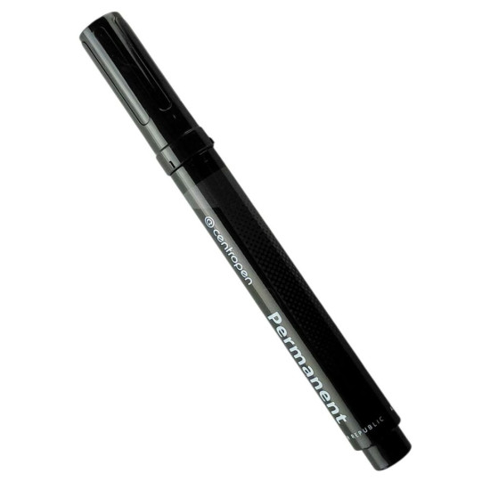 Маркер Permanent 2,5 мм круглий чорний CENTROPEN Чорний Centropen (8566)