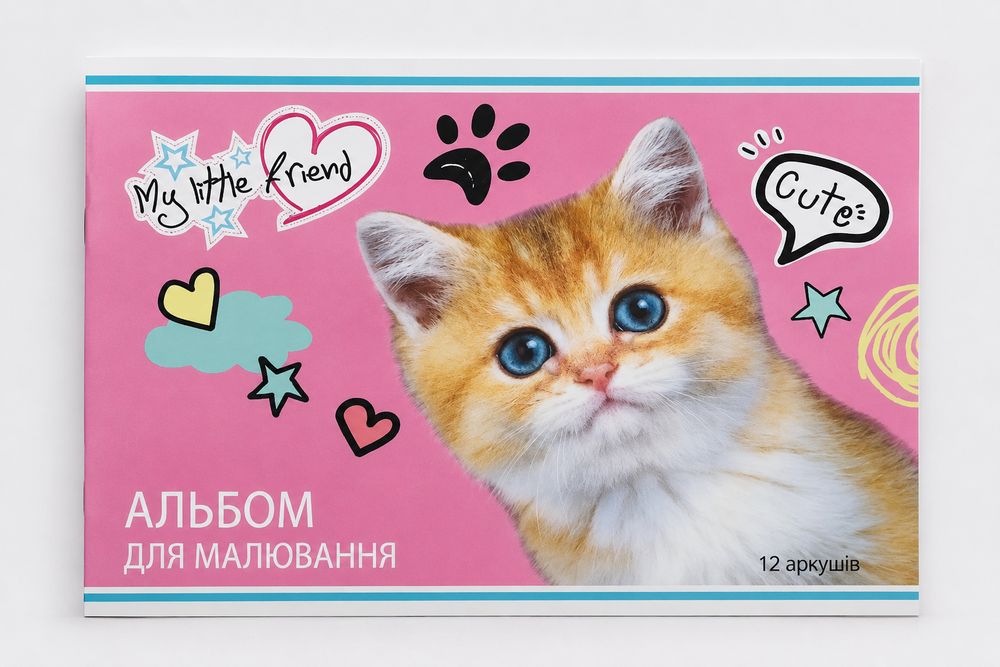 Альбом 12л  А4 скоба офсетная бумага 100 г/м² Unison (8В-112)