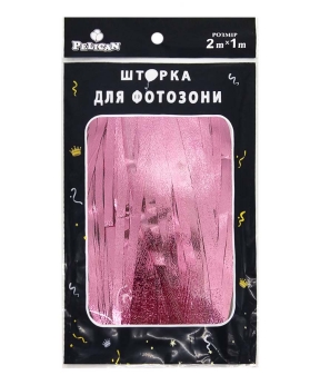 Фотозона  2м х 1м,  "Сатин"  рожева Рожевий Pelican (872175)