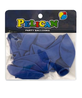 Кульки Pelican 10 '(26 см) пастель  синій, 10 шт/уп Синій Pelican (811025)