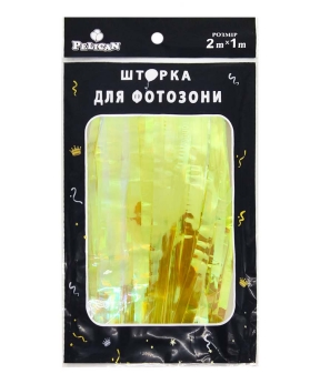 Фотозона  2м х 1м,  "Перламутр" жовта Жовтий Pelican (872198)