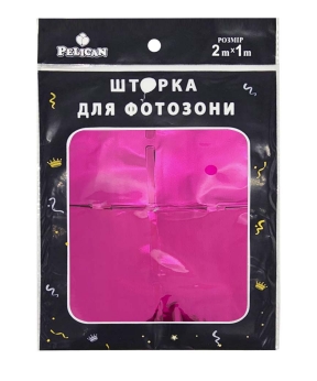 Фотозона  2м х 1м,  "Квадрат" фуксія Рожевий Pelican (872216)