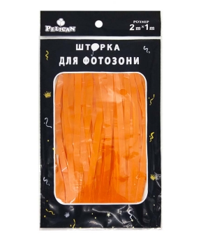 Фотозона  2м х 1м, "Макарун"  помаранчова Помаранчевий Pelican (872127)