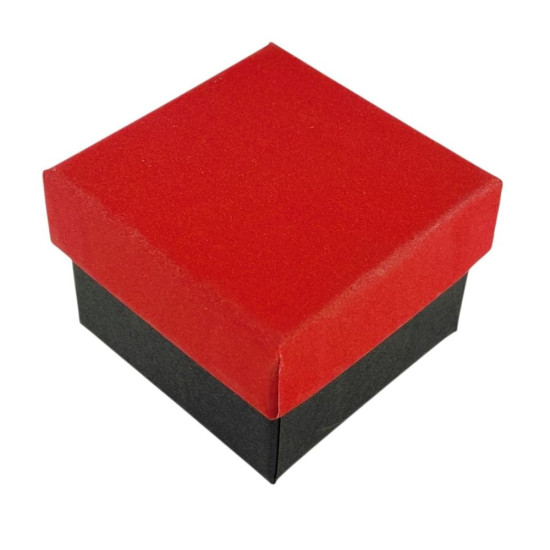 Подарункова коробка  ювелірна 5 х 5 x 3,5см червона Червоний Unison (J00633 red)