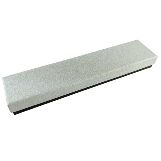 Подарункова коробка  ювелірна 4,5 х 20 х 2,,5см срібло Срібний Unison (J00634 silver)