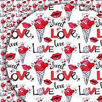 Бумага для упаковки подарков(Sweet Love, 10листов) Разноцветный Marta (PCZ10070-10-256)