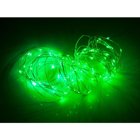 "РОСА" 100 LED (світлодіодна нитка), 10м, зелений (1275-04)