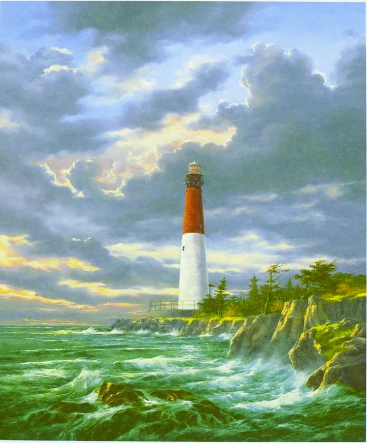 Картина за номерами "Маяк" 40 * 50см, крас.-акрил, кисть-3шт. (5064)