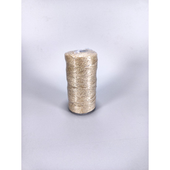 Мотузка декоративна 2мм х 100м 80г натуральна Бежевий Unison (D02901 -natural)