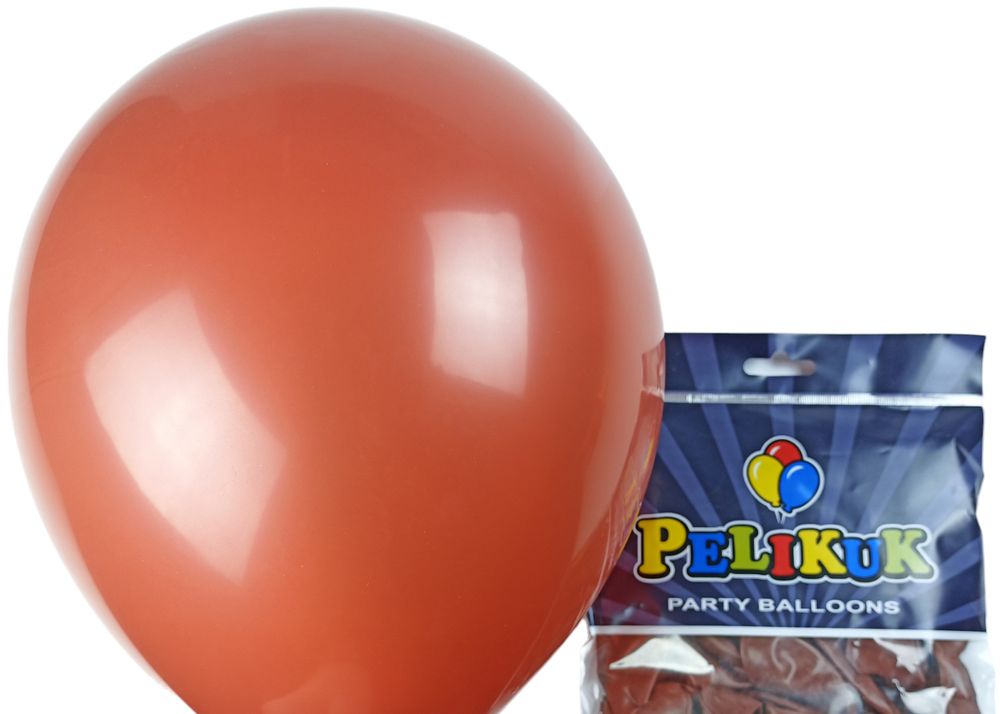 Шарики круглые Pelikuk 13' (33 см) пастель шоколад, 50шт/уп Коричневый Pelikuk (1350C-106)