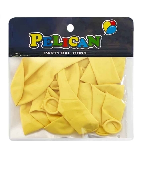 Шарики Pelican 10' (26 см)  пастель кремовый, 10 шт/уп Pelican (811002)