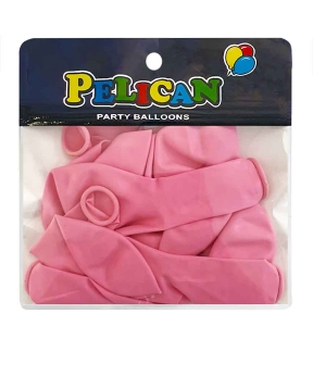 Кульки Pelican 10 '(26 см)  макарун рожевий , 10 шт/уп Рожевий Pelican (811208)