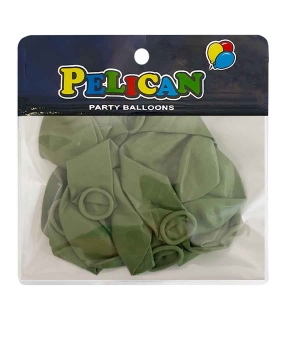 Кульки Pelican 10 '(26 см) вінтажний зелений авокадо , 10 шт/уп Зелений Pelican (811066)