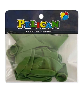 Кульки Pelican 10 '(26 см) вінтажний оливково  зелений , 10 шт/уп Зелений Pelican (811067)